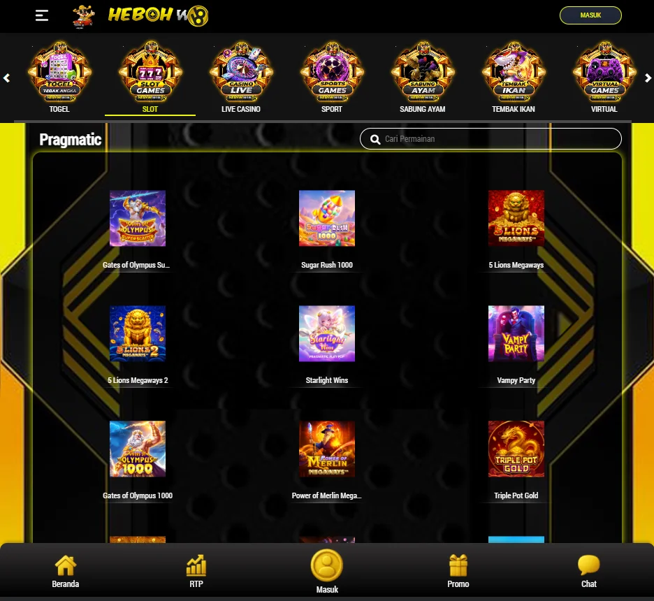 Hebohwin99: Tutorial Bermain Game Virtual Pragmatic Play Dengan Penjelasan Mudah dan Lengkap
